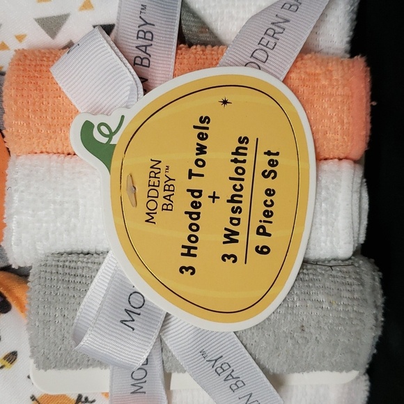 Modern Baby NWT Halloween/Fall 6-Piece Bath Set - Picture 2 of 5